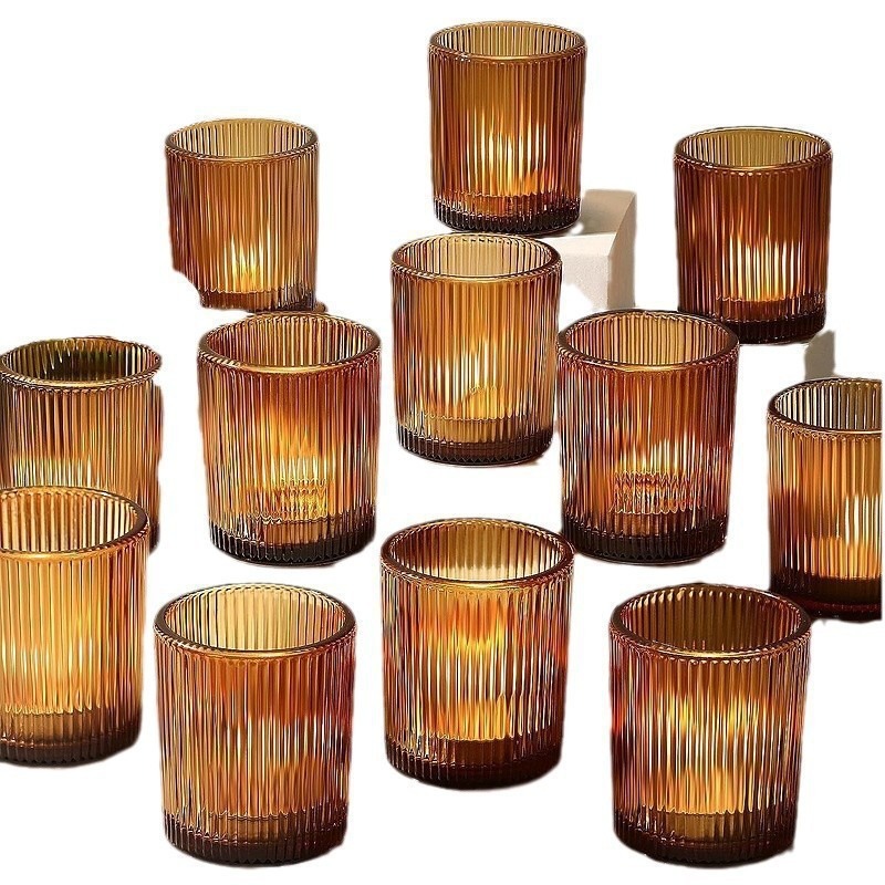 Candle Making Glass - Vintage Glass Tealight & Votive Candle