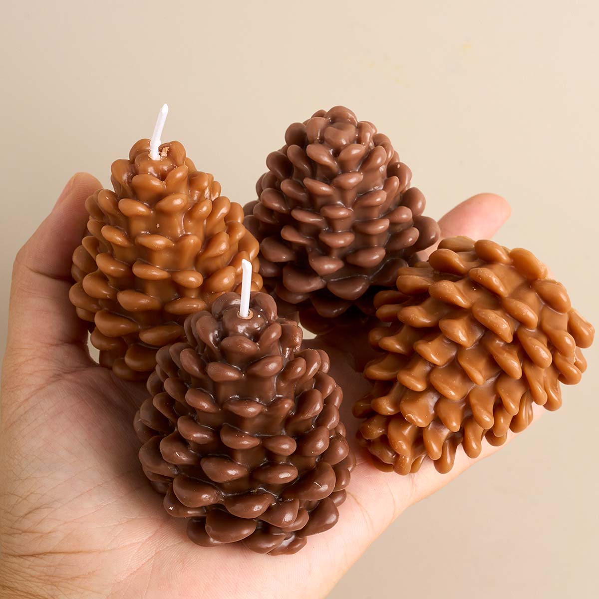 Candle Making Books For Beginners - Christmas Ornament Pine Cone Silicone Mold